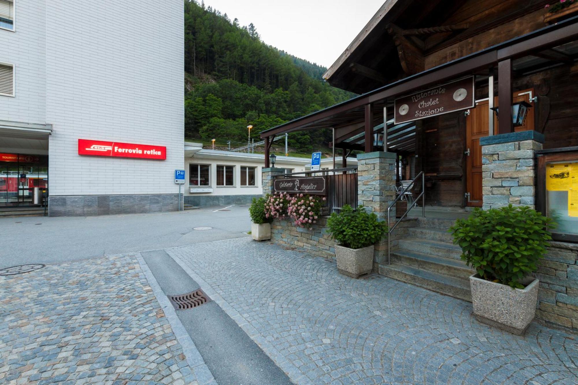 Ristorante Pensione Chalet Stazione Поскьяво Экстерьер фото
